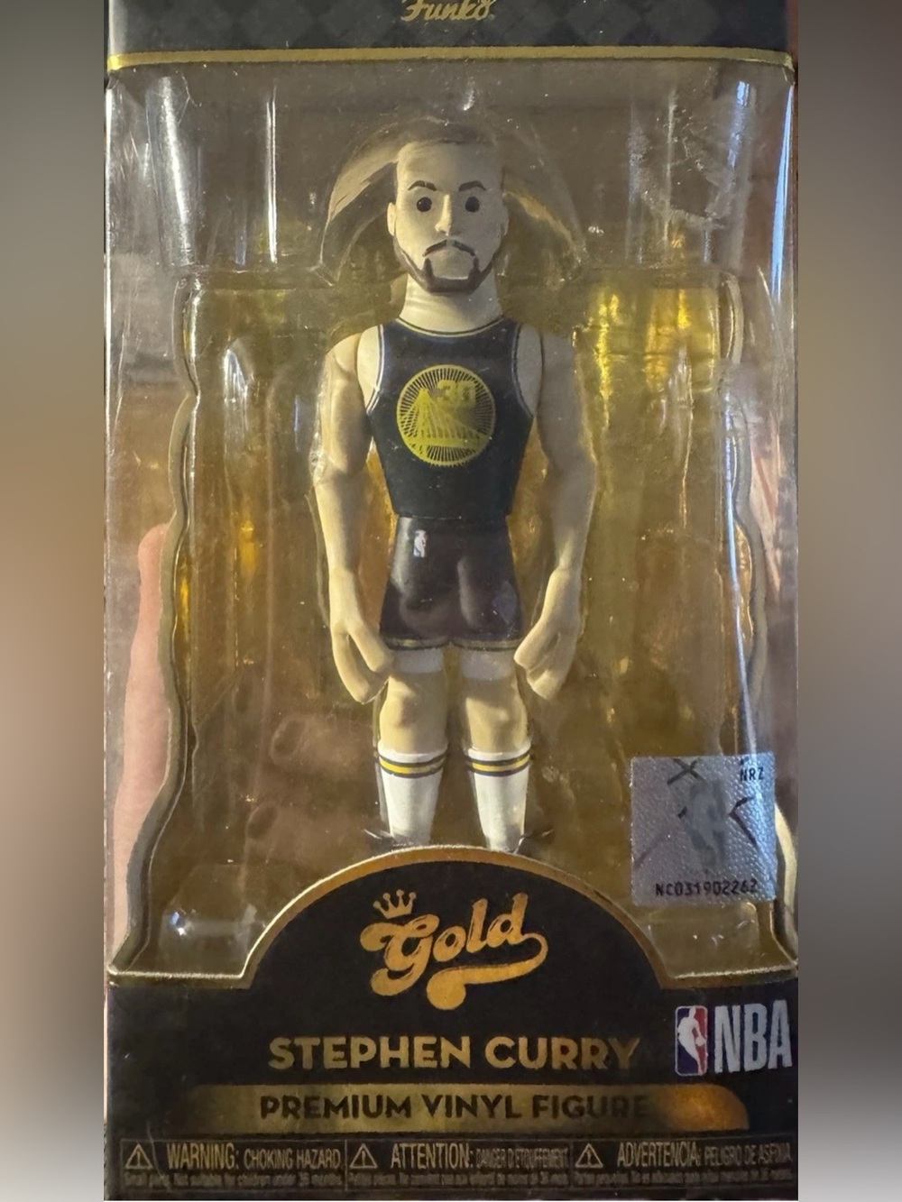 Funko Gold 5inch Stephen Curry (city edition uniform) Vinyl Figurine